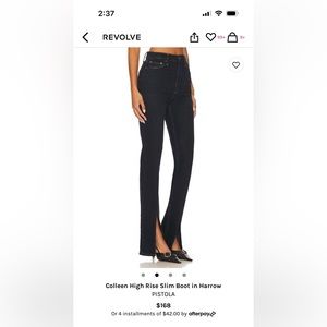 Pistola Colleen High Rise Slim Bootcut Harrow Jeans